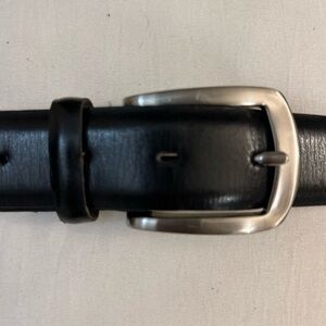 Black leather Belt thick design